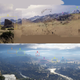 GTAForums user GourangaMaster points out the same landmarks across multiple scenes.